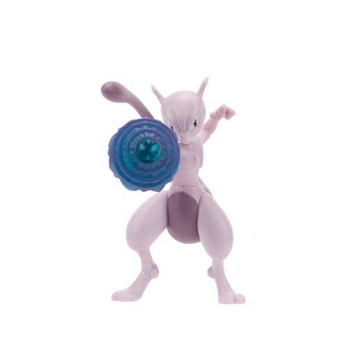 Pokémon Mewtwo Battle Feature Figure - 4.5-Inch Action Figure with Psychic Blast Launcher 9