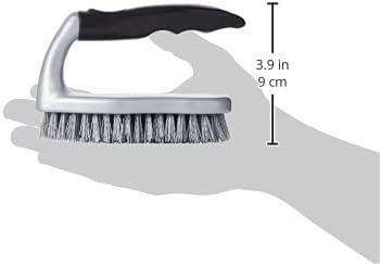 Elliott Scrubbing Brush with Grip Handle - Silver