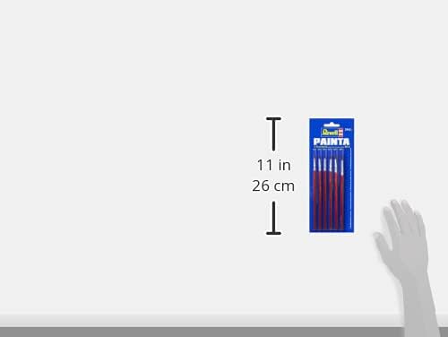 Revell Painta Standard Paint Brush Set - 6 Piece Art Brush Kit for Modeling & Crafts