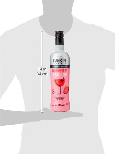 Funkin Strawberry Daiquiri Ready to Drink Cocktail | 10% ABV | 700 ml Bottle 6