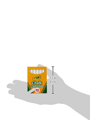 Crayola Anti-Dust Chalk 01.0280.10 - White Chalk for Blackboards 5