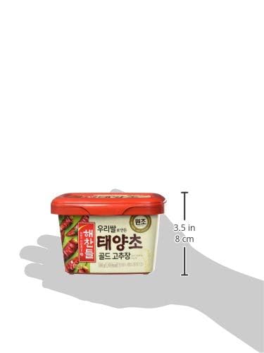 CJ Haechandle Medium Hot Chilli Pepper Paste (Square) Gochujang, 500g 8