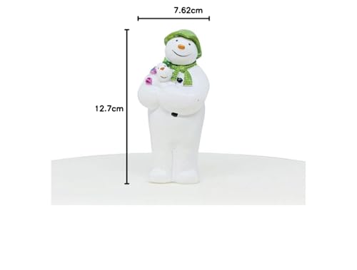The Snowman™ and The Snowdog Cake Topper - Hand-Painted Resin Figurine for Christmas Cakes 9