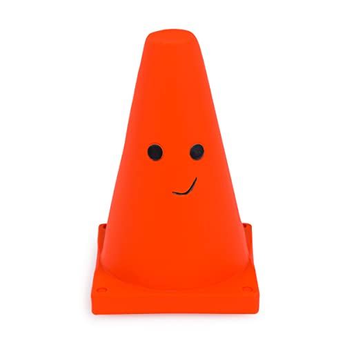Petface Teri The Traffic Cone Latex Dog Chew Toy | Built-in Squeaker | Natural Rubber 2