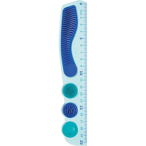 Maped Kidy Learn Concentration 4-Piece School Set - Ruler, Pencil Sharpener, Eraser, Graphite Pencil