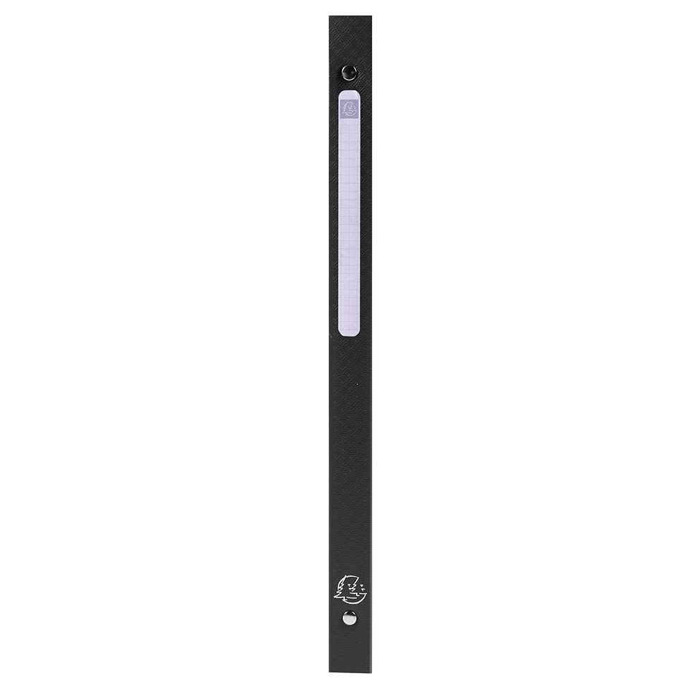 Exacompta O-Ring Binder - Flexible PP Cover | A4 | 4 Round Rings 15mm | Black