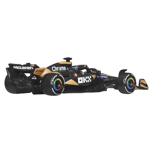 Hot Wheels 1:64 Scale Premium Die-Cast Formula 1 Collectible Race Car - Yellow 9