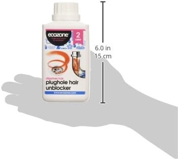 Ecozone Plughole Hair Unblocker - 250ml Enzymatic Drain Cleaner