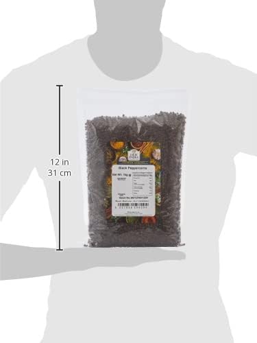 Old India Black Peppercorns 1kg - Premium Whole Black Pepper for Cooking