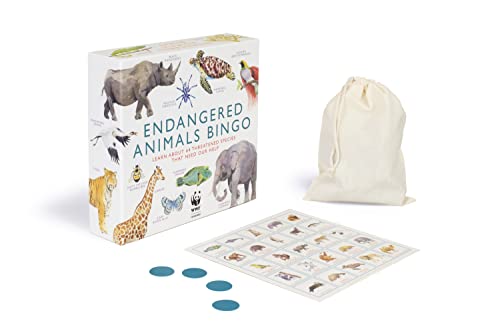 Endangered Animals Bingo: Learn About 64 Threatened Species with Illustrated Cards 5