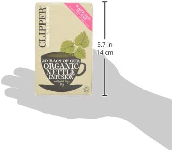 Clipper Organic Nettle Herbal Infusion Tea (20 Unbleached Bags)