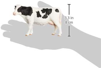 Schleich Farm World Holstein Cow Toy Figure - Realistic Hand-Painted Play Figure for Ages 3+