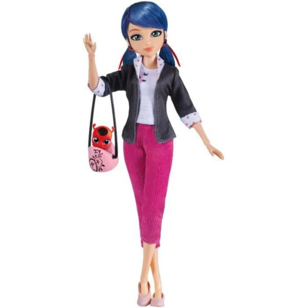 Miraculous Ladybug Marinette Fashion Doll - 26cm Articulated Figure with Tikki Kwami & Accessories
