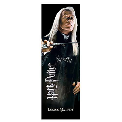 The Noble Collection Harry Potter Lucius Malfoy Zauberstab, Stift und Lesezeichen – 9 Zoll (23 cm) Briefpapier-Set – offiziell lizenziertes Filmset, Film-Requisiten, Zauberstab-Geschenke