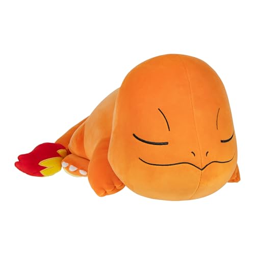 Pokémon Charmander 18-Inch Sleeping Plush - Soft Cuddly Stuffed Animal for Kids & Collectors 4