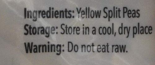 Bevelini Yellow Split Peas 500g - Dried Yellow Peas for Soups, Stews, Dhal & Greek Fava 5