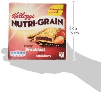 Kellogg's Strawberry Nutri-Grain Bars 6x37g
