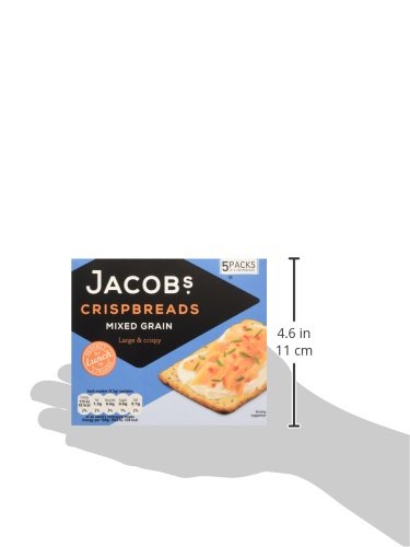 Jacob's Crispbreads Mixed Grain Crackers, 20 Crackers (5 Packs of 4), 190g 9