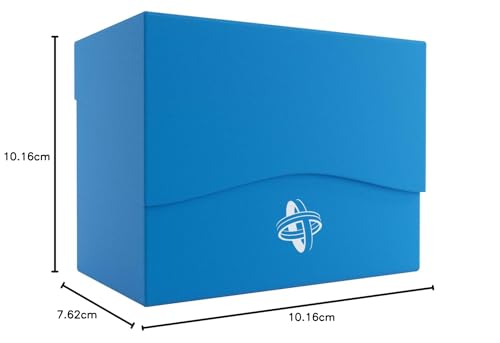 Gamegenic 80-Card Side Holder Blue Deck Box for TCG Storage 7