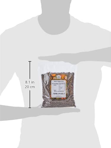 Old India Black Peppercorns 500g - Pure, Natural Spices for Cooking