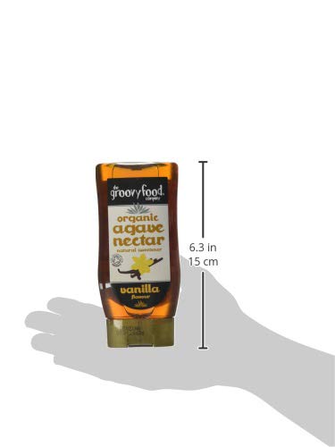 The Groovy Food Company Organic Agave Nectar Vanilla Flavour, Amber, 250ml 3