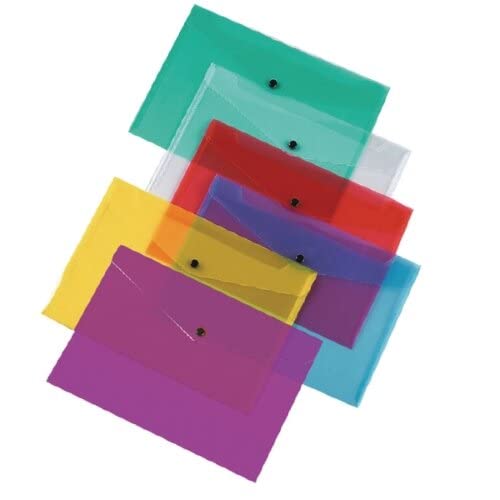 Q-Connect Polypropylene Document Folder A4 Assorted (Pack of 12) 2