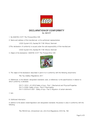 LEGO Minecraft The Pickaxe Mine - Building Set with Alex, Miner, Spider Jockey Figures 9