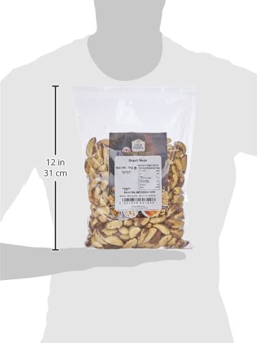 Old India Brazil Nuts 1kg - Natural, Additive-Free, GMO-Free Nuts in Heat-Sealed Freshness Bag 4