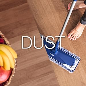 Bona - Premium Microfibre Floor Mop Kit Extra Large Adjustable Flat Mop 3