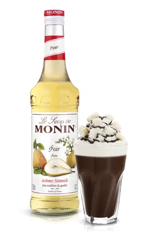 Monin Premium Pear Syrup - 700ml | Vegan, Kosher, Halal | Natural Flavourings