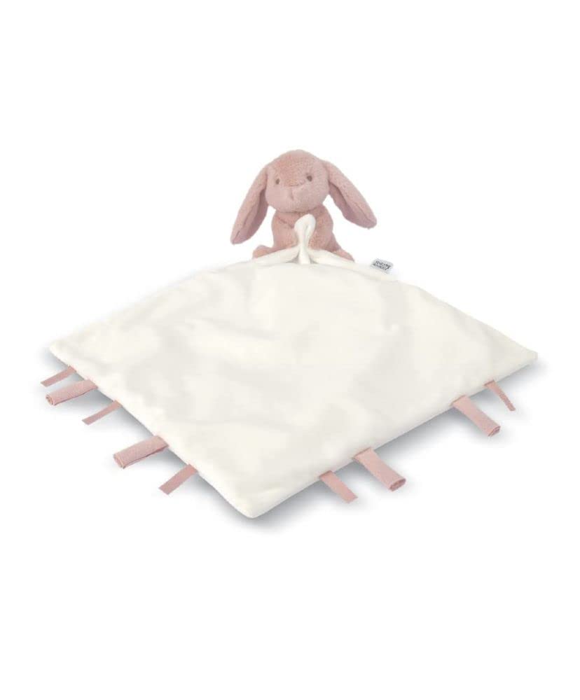 Mamas & Papas Pink Bunny Comforter - Super Soft Faux Fur Plush for Babies & Toddlers