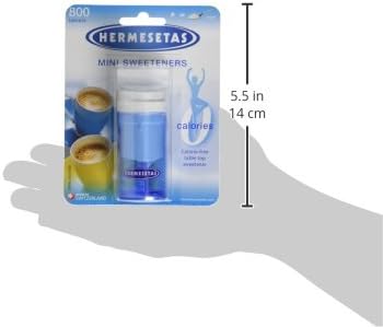 Hermesetas Mini Sweeteners 800 Tablets - Sugar Substitute for Diabetics 2