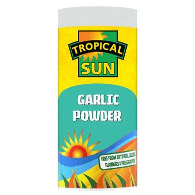 Tropical Sun Garlic Powder - Pure Ground Dehydrated Garlic for Cooking | 100g