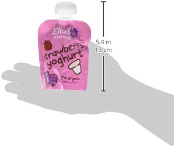 Ella's Kitchen - Greek Yoghurt & Strawberries Organic Snack (6 x 90g)