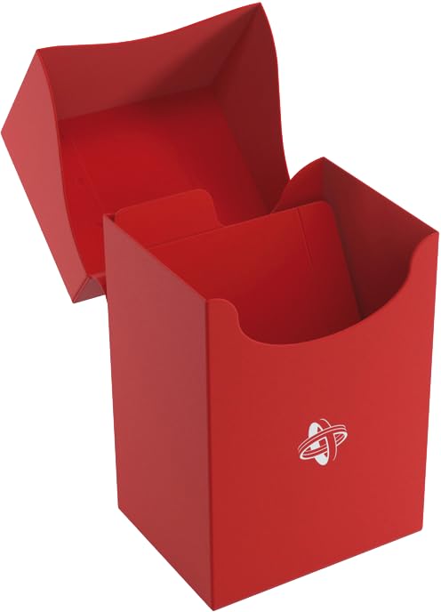 Gamegenic 80-Card Deck Holder - Red TCG Box for Double-Sleeved Cards 4