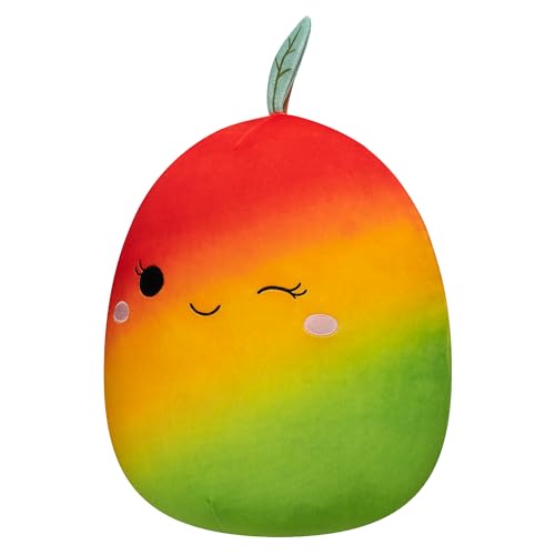 Squishmallows 16" Ximena die zwinkernde Mango – Füge Ximena zu deinem Team hinzu, Ultrasoft