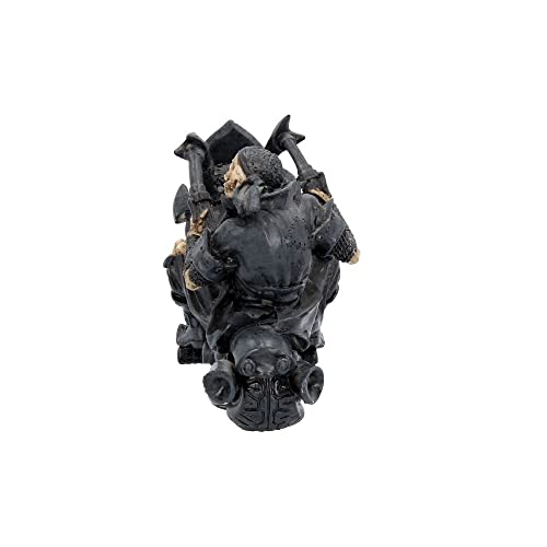 Nemesis Now Screaming Wheels 18 cm, Harz, Schwarz