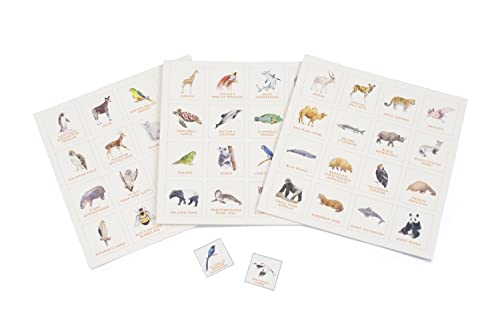 Endangered Animals Bingo: Learn About 64 Threatened Species with Illustrated Cards 7