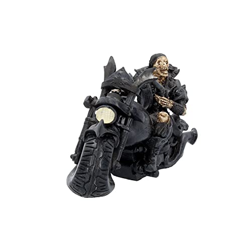 Nemesis Now Screaming Wheels 18 cm, Harz, Schwarz