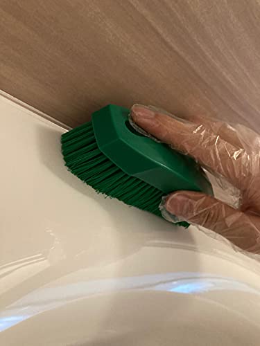 Kyowa clean Vikan Bathroom Cleaning Brush - Small Stiff Bristles | Polypropylene Green | 130x50x40mm 10