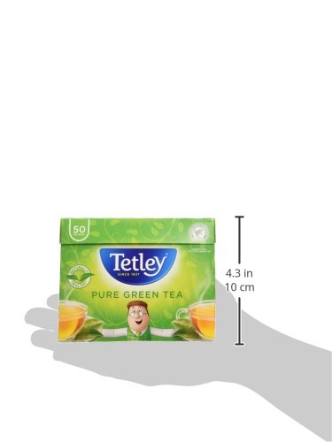 Tetley Pure Green Tea - 50 Bags, Naturally Smooth and Mellow Green Tea 9