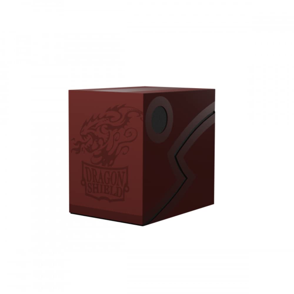 Dragon Shield Double Shell Deck Box - Blood Red Exterior, Black Interior