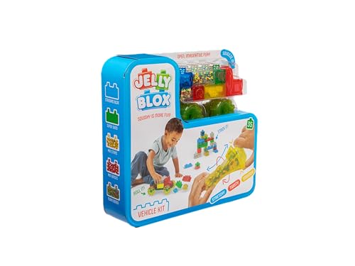 Jelly Blox Vehicle Kit - Squishy Building Set for Toddlers 2+ 10