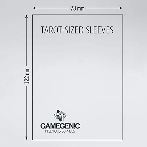 Gamegenic Prime Standard Card Game Sleeves 66 x 91 mm Gray (50 Pack)