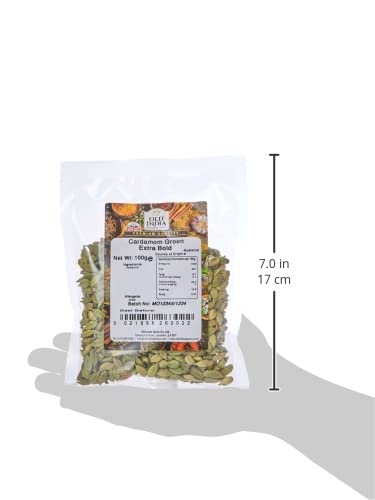 Old India Green Extra Bold Cardamom 100g 4