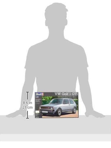 Revell VW Golf 1 GTI Model Kit - 121-Piece Building Set for Ages 10+ 24