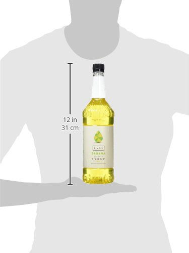 Simply - Banana Syrup Vegan & Nut Free Flavoured Syrup for Coffee, Cocktails, Baking 4