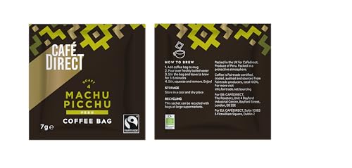 Cafédirect Machu Picchu Fairtrade Arabica Coffee Bags 10 x 7g 6