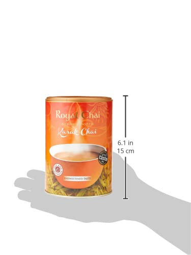 Royal Chai Karak Chai Unsweetened Tub | 400g | Instant Tea | Makes 20 Cups 5