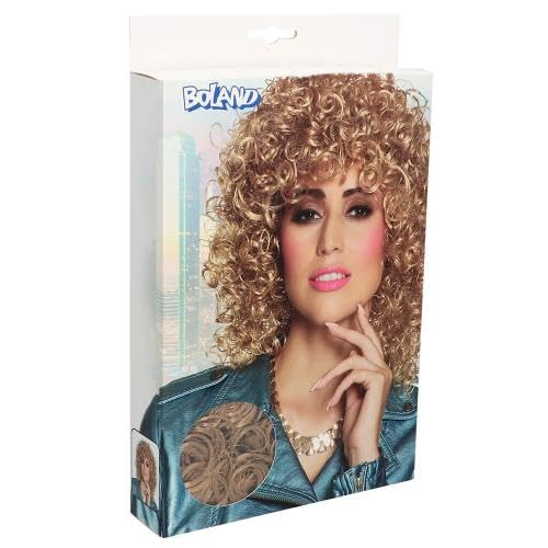 Boland Adult Club Wig Curly Synthetic Hair Blonde Costume Carnival Party 4